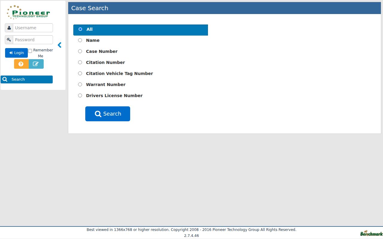 Atlanta court docket Benchmark search shell
