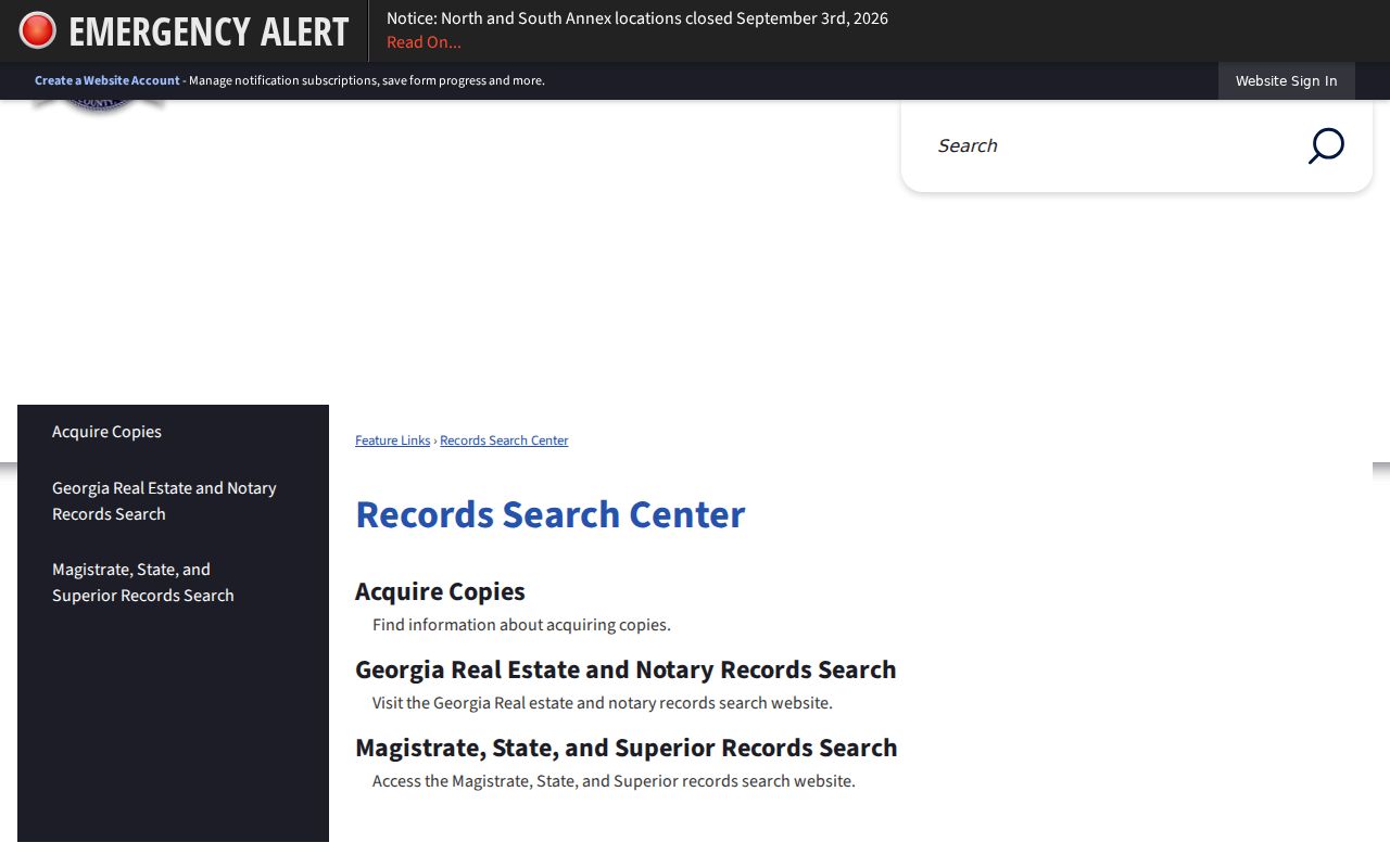 Fulton County court records counters locations and hours