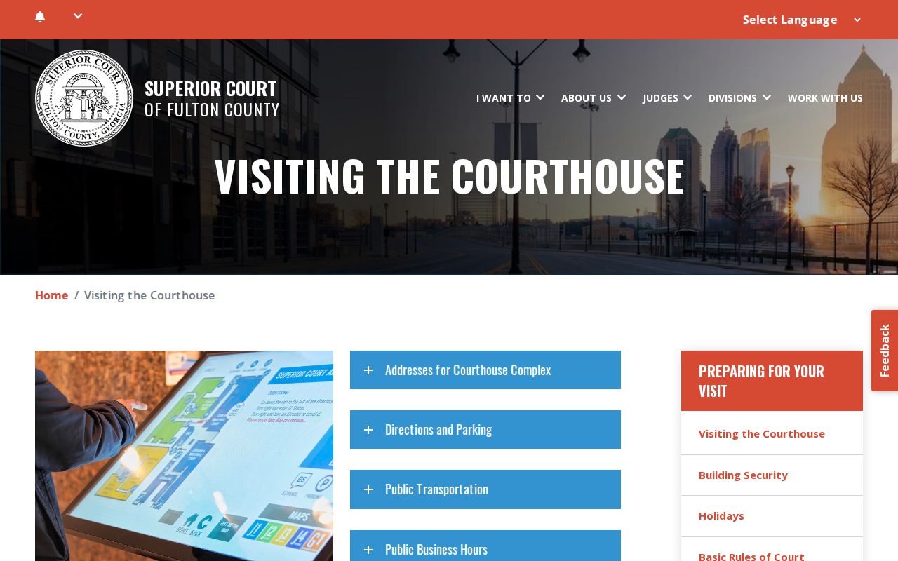 Fulton County court docket courthouse directions and access